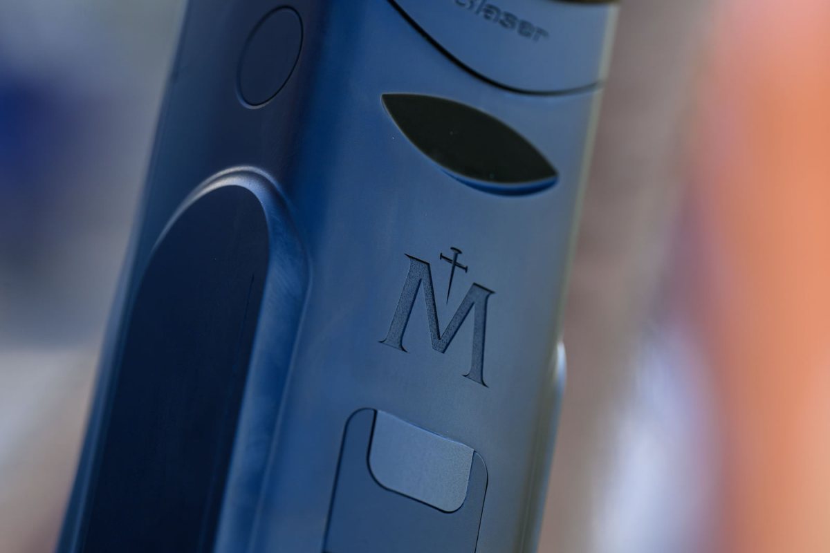 Black Logo Edition receiver with the Miles Edition M