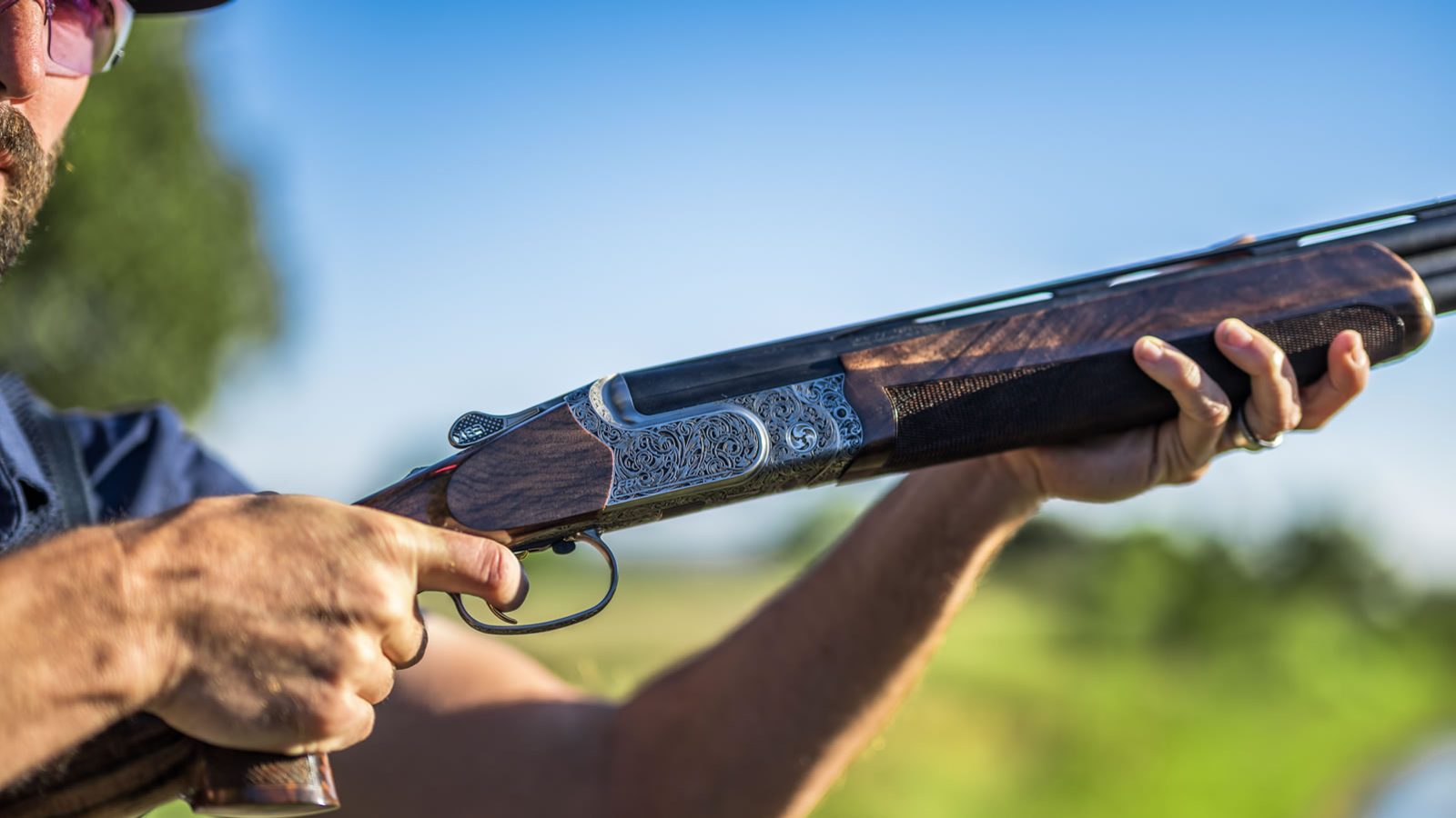 Gebben Miles holding the engraved Miles Edition FBX